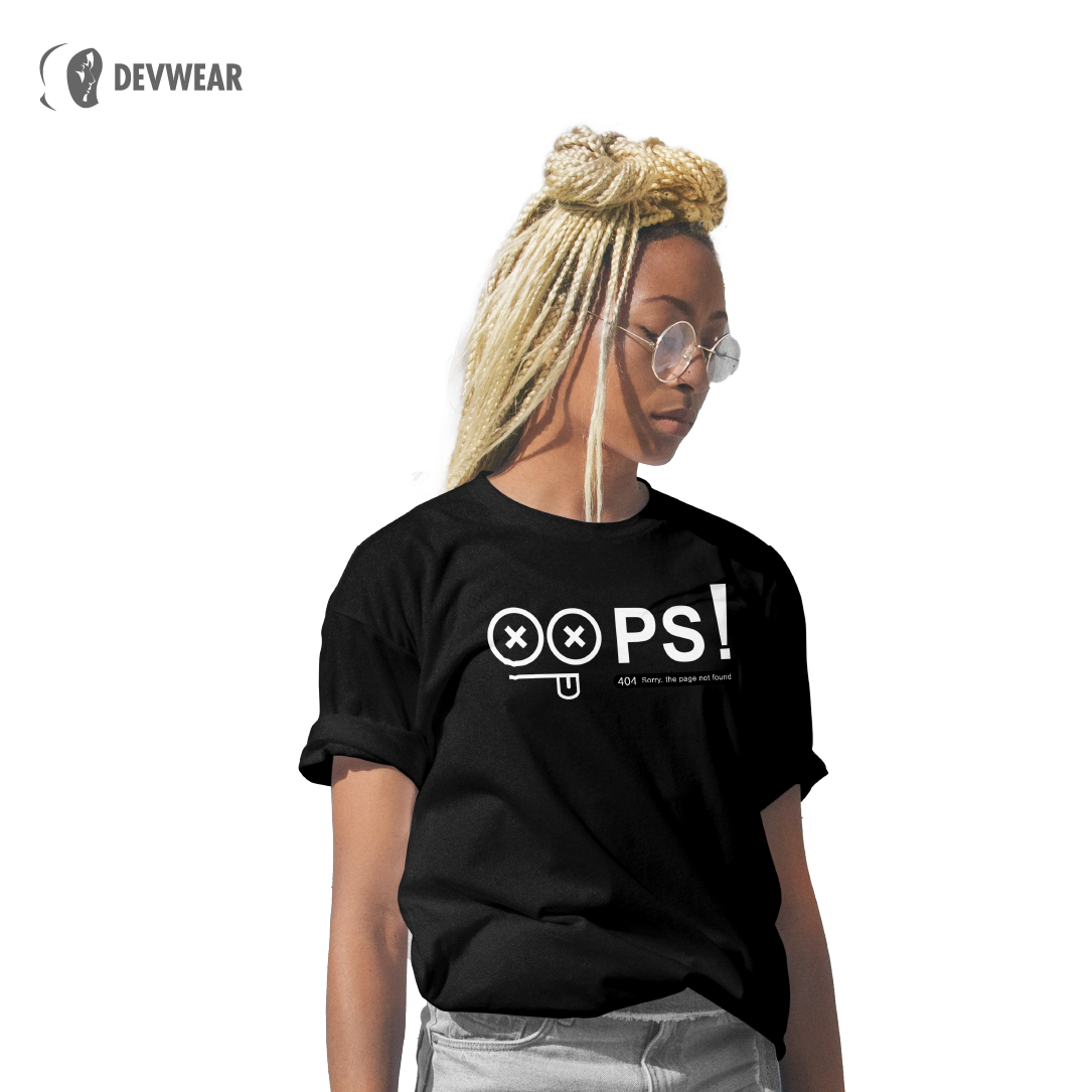 CAMISETA OOPS 404