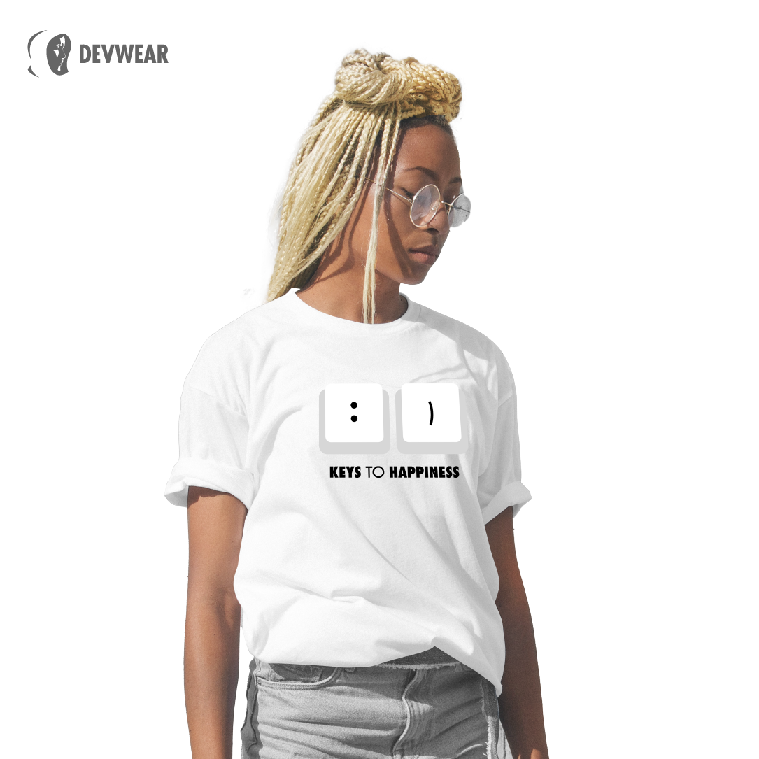CAMISETA TECLAS DE FELICIDAD