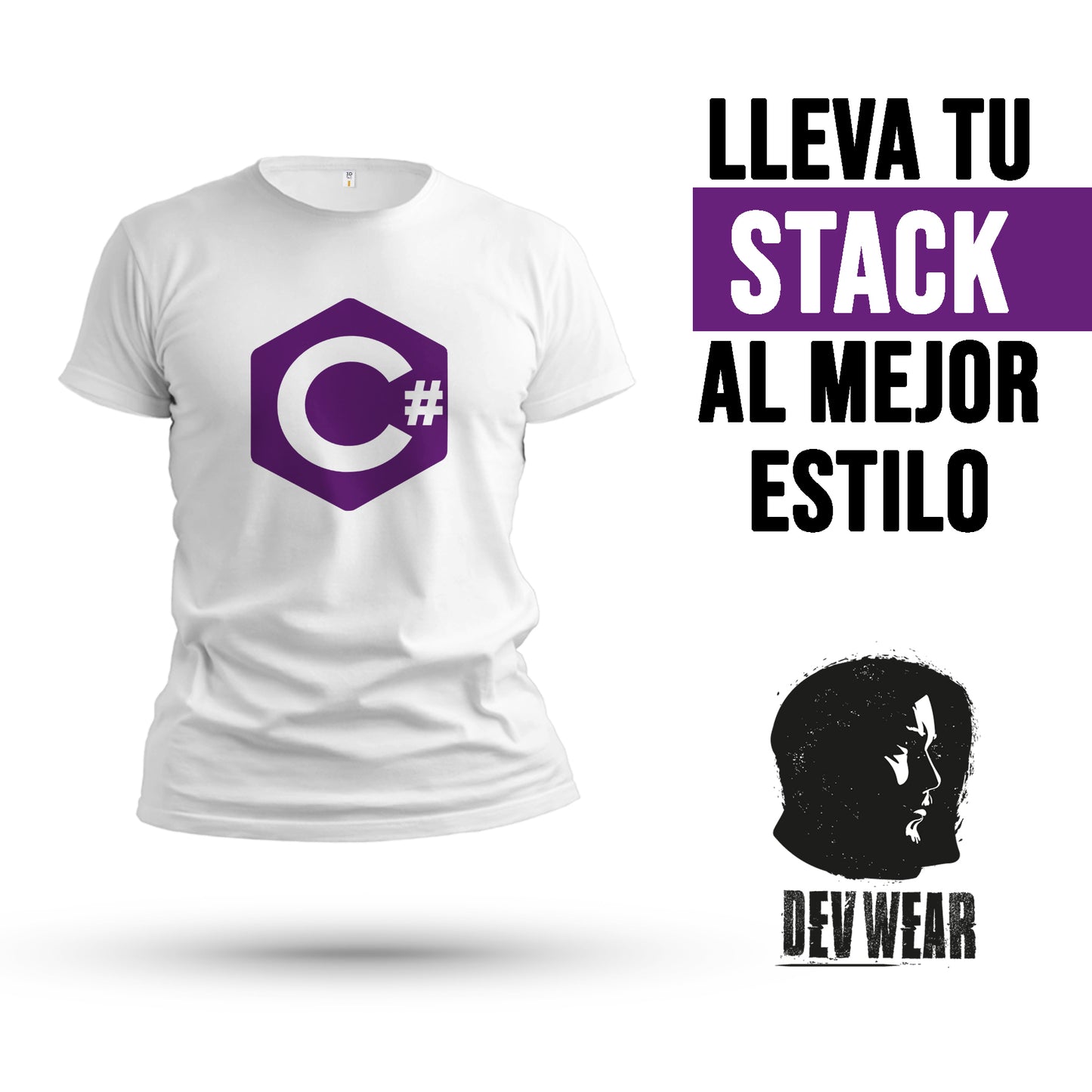 CAMISETA LOGO CENT DEVELOPER CSHARP