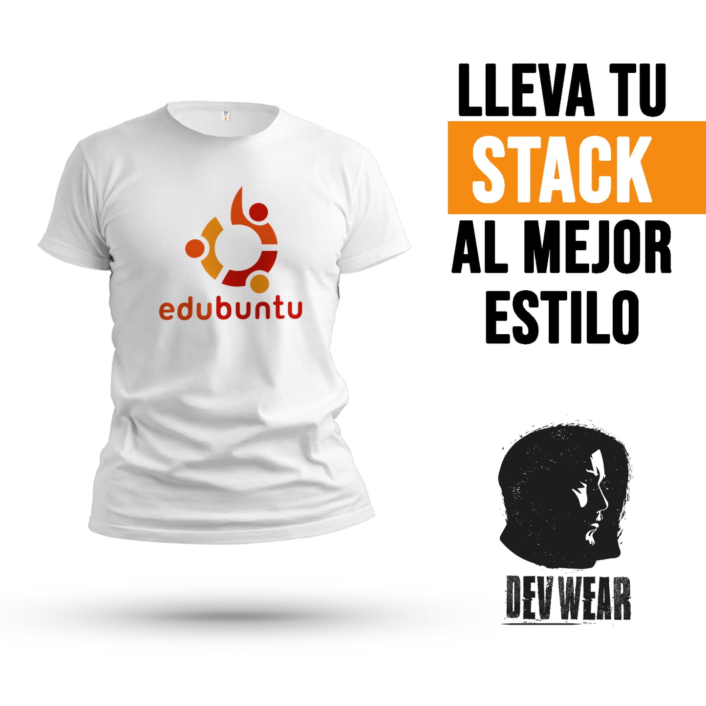 CAMISETA LOGO CENT DEVELOPER EDUBUNTU