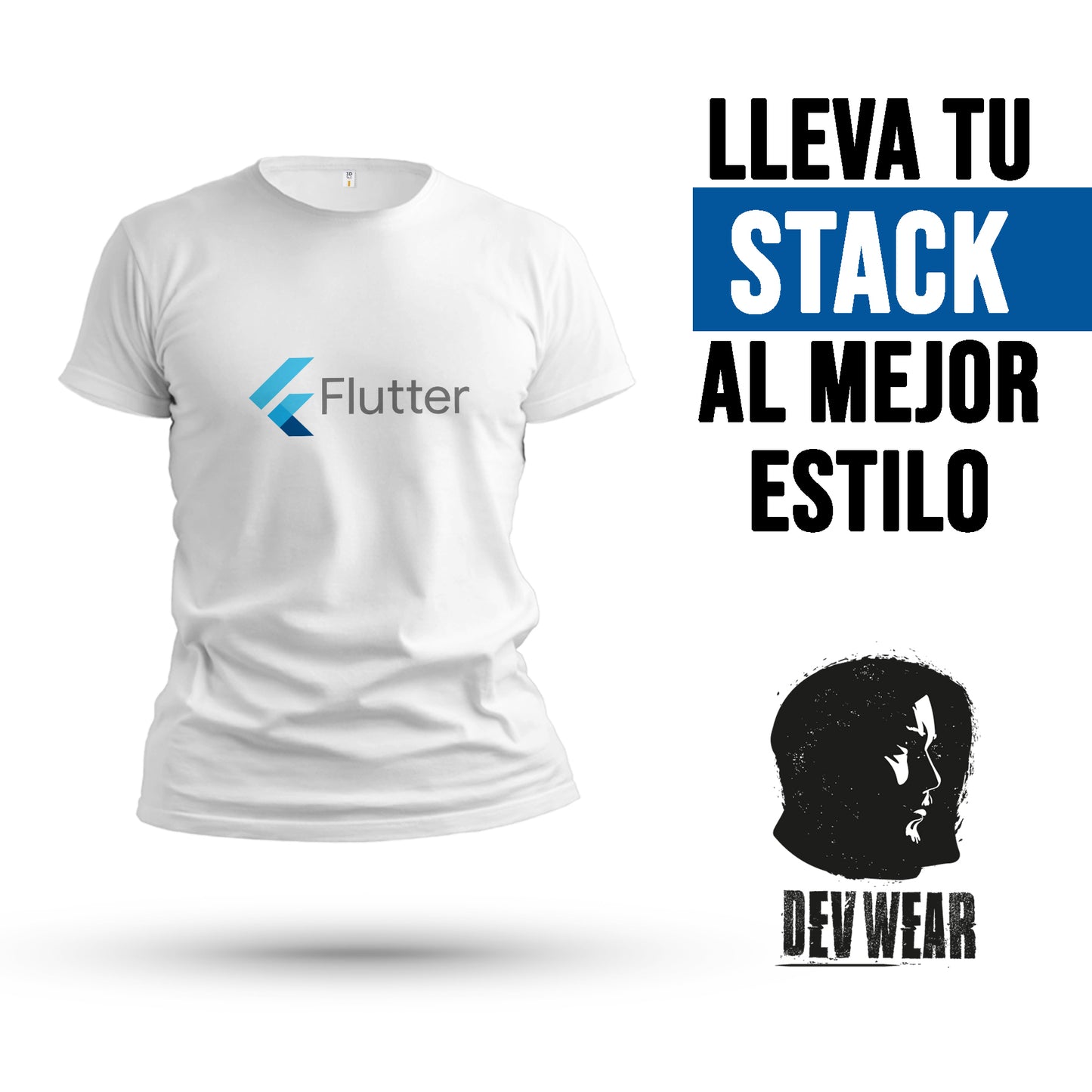 CAMISETA LOGO CENT DEVELOPER FLUTTER