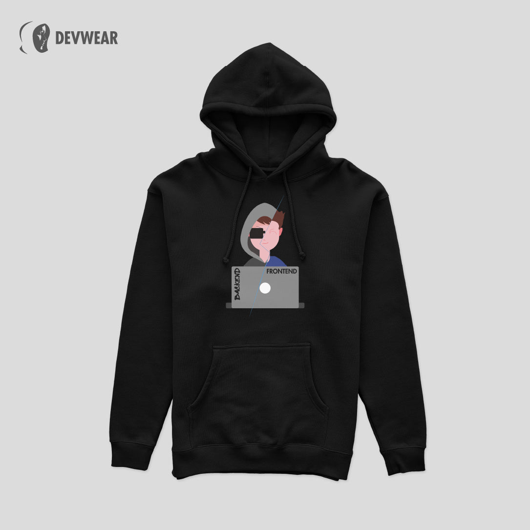 HOODIE FULLSTACK DEVELOPER FRONT Y BACK