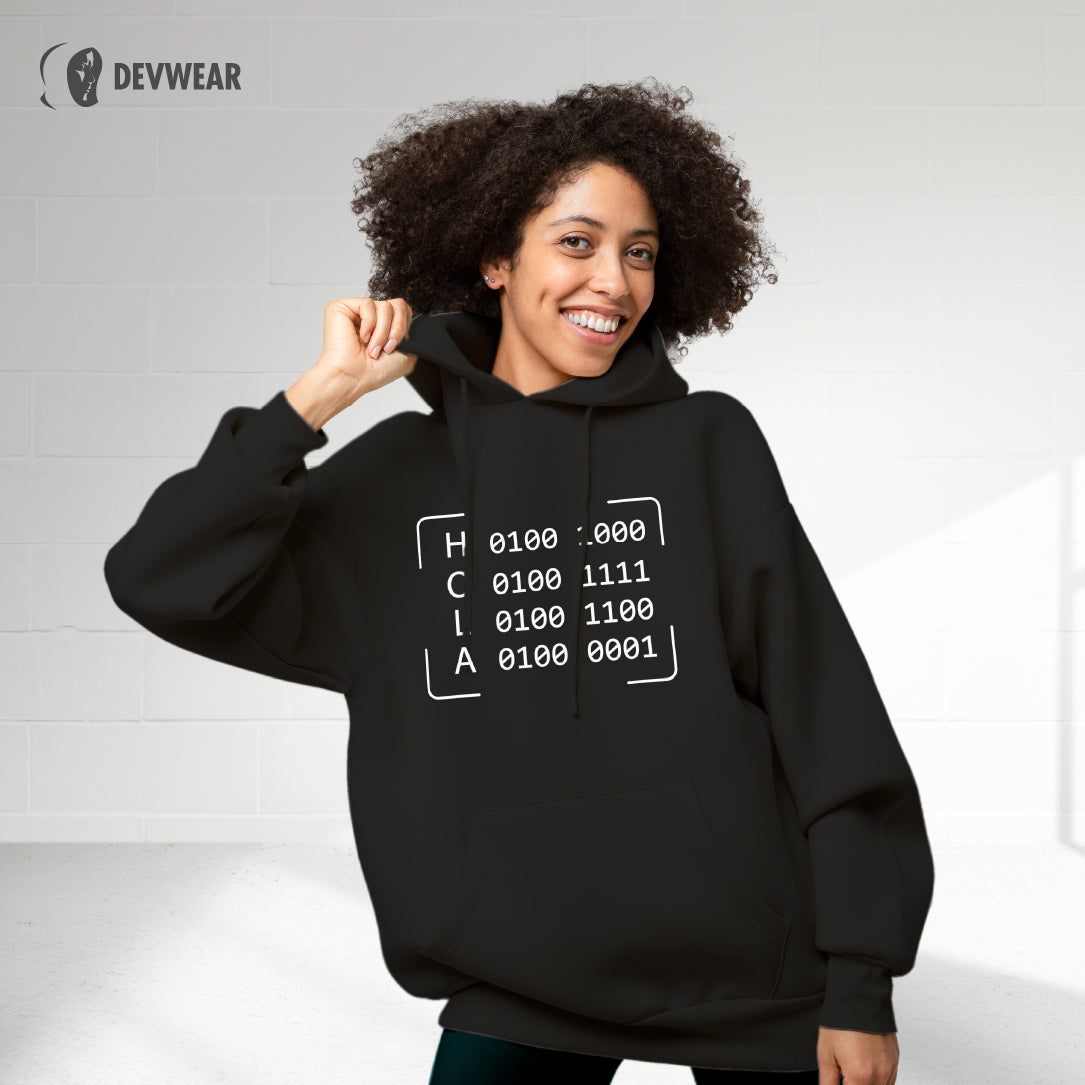 HOODIE HELLO BINARY