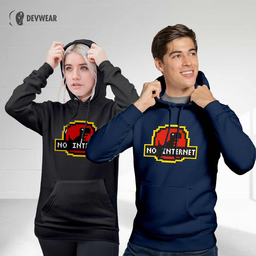 HOODIE NO INTERNET GEEK DEVELOPER