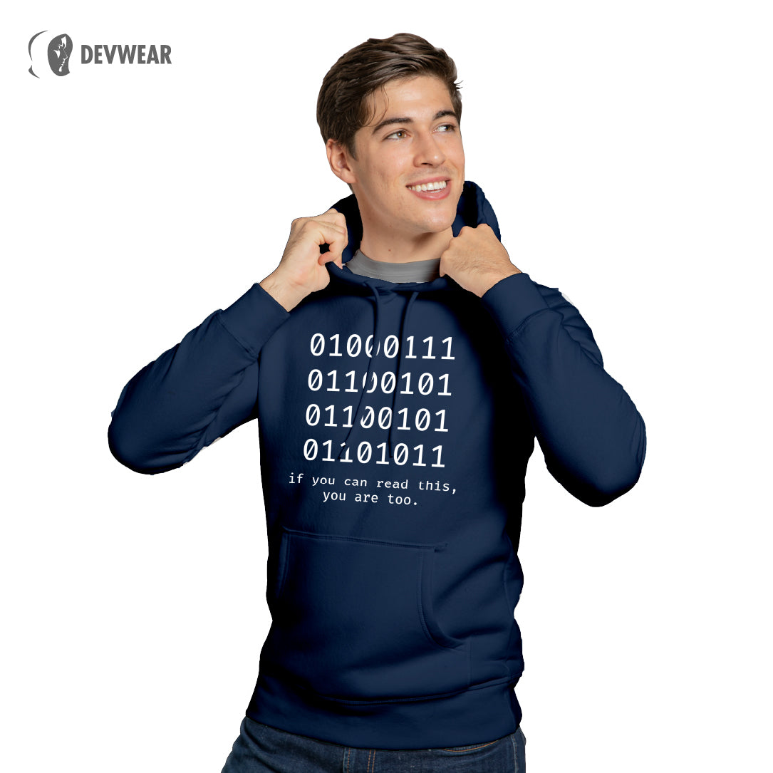 HOODIE BINARY READING