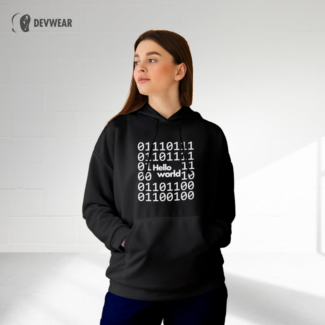 HOODIE HELLO WORLD BINARY