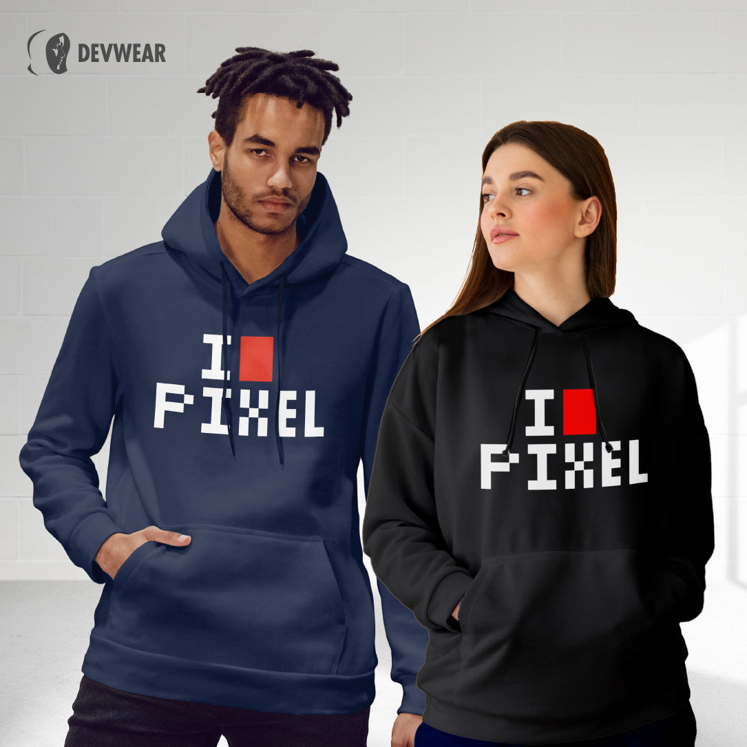 HOODIE I LOVE PIXEL