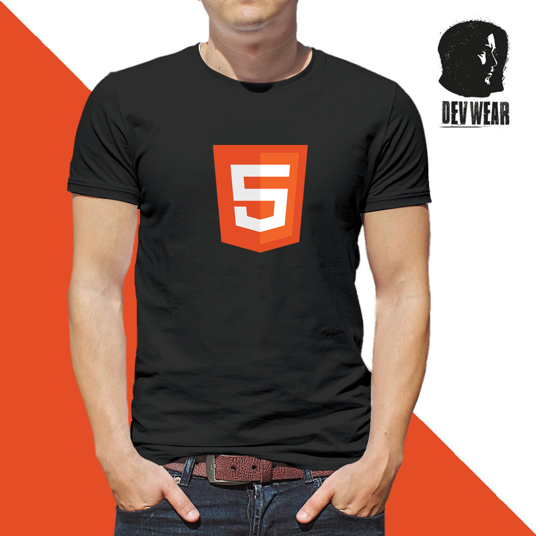 CAMISETA LOGO CENT DEVELOPER HTML ICON