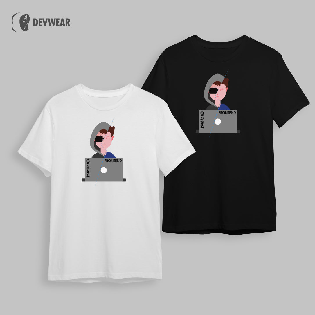 CAMISETA FULLSTACK DEVELOPER FRONT Y BACK