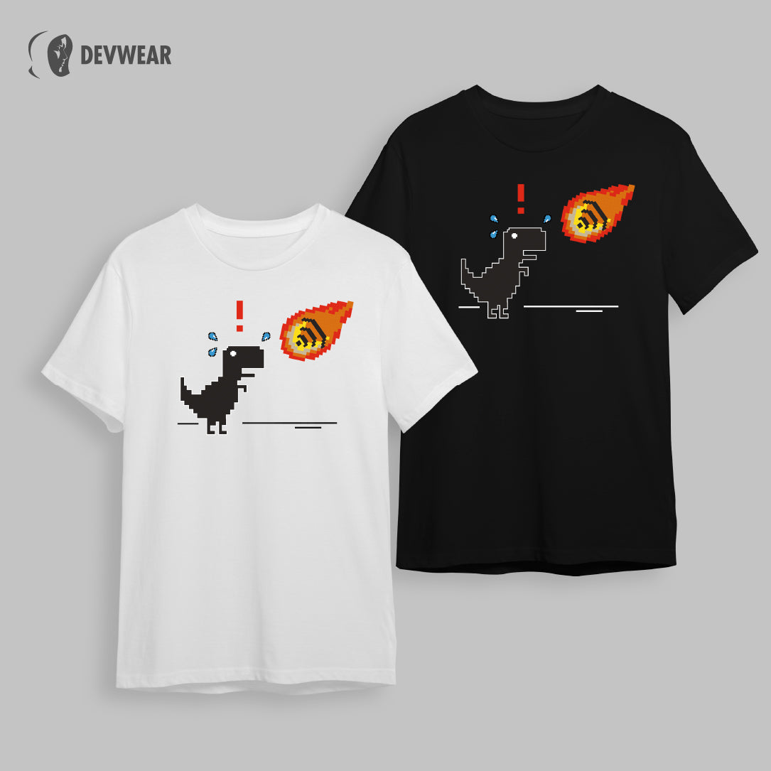 CAMISETA WIFI ATHEROID DINOSAUR GEEK