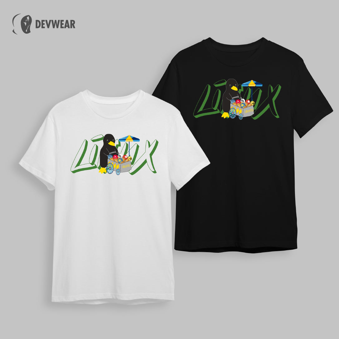 CAMISETA LINUX TUX UBUNTU DEVOPS SERVERS