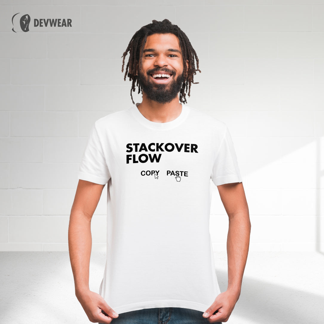 CAMISETA STACKOVERFLOW COPY PASTE DEVELOPER