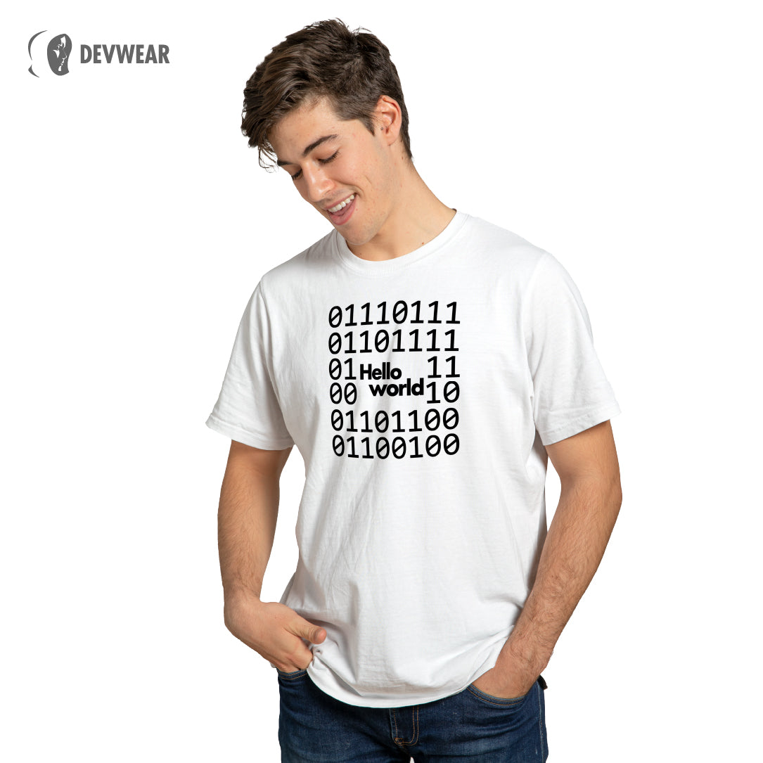 CAMISETA HELLO WORLD BINARY