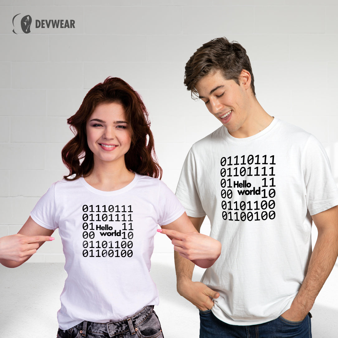 CAMISETA HELLO WORLD BINARY