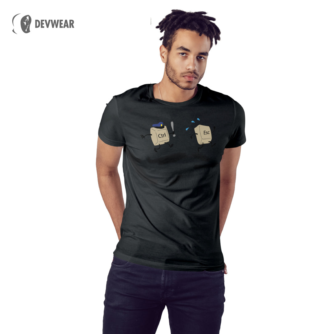 CAMISETA CONTROL AND ESCAPE KEYS