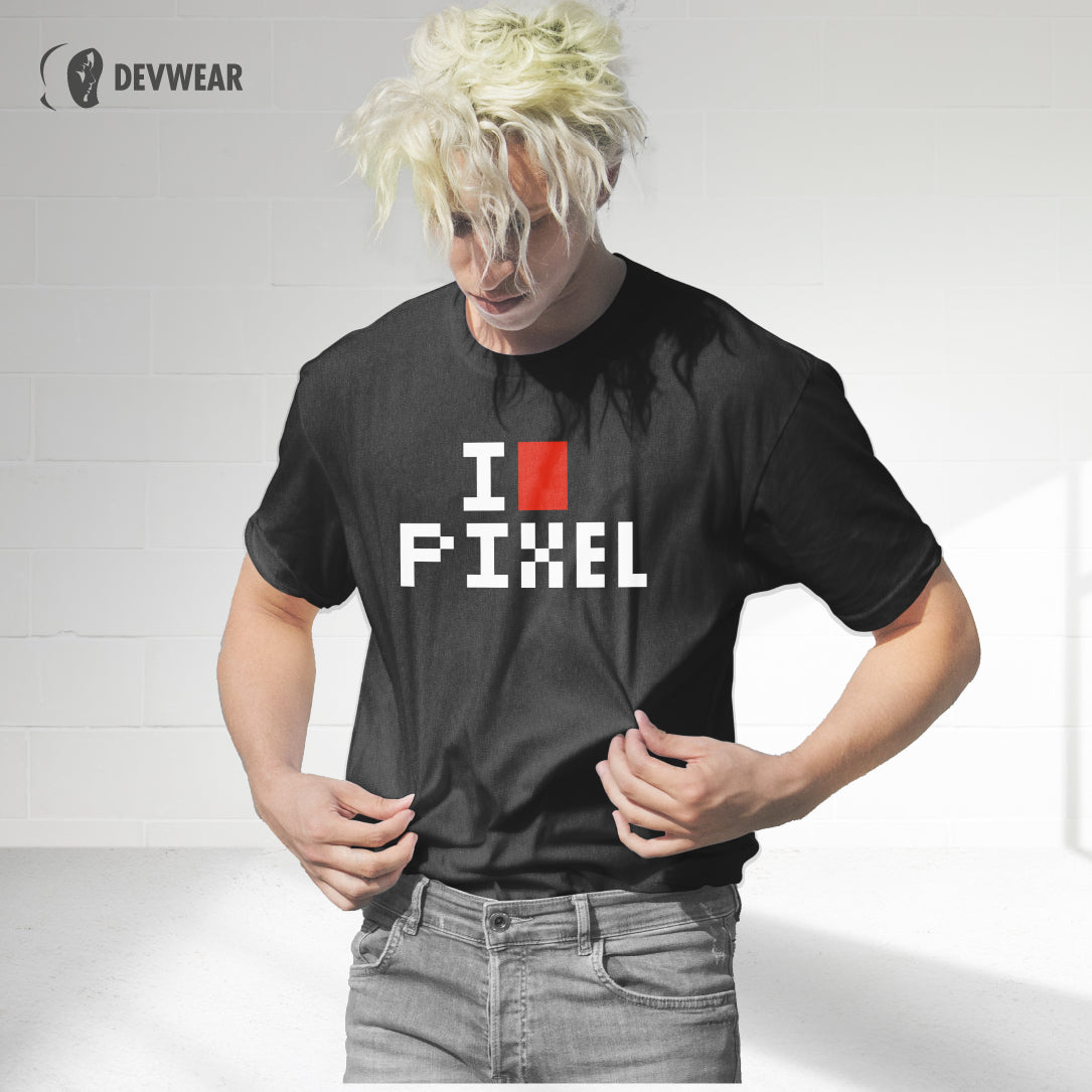 CAMISETA I LOVE PIXEL