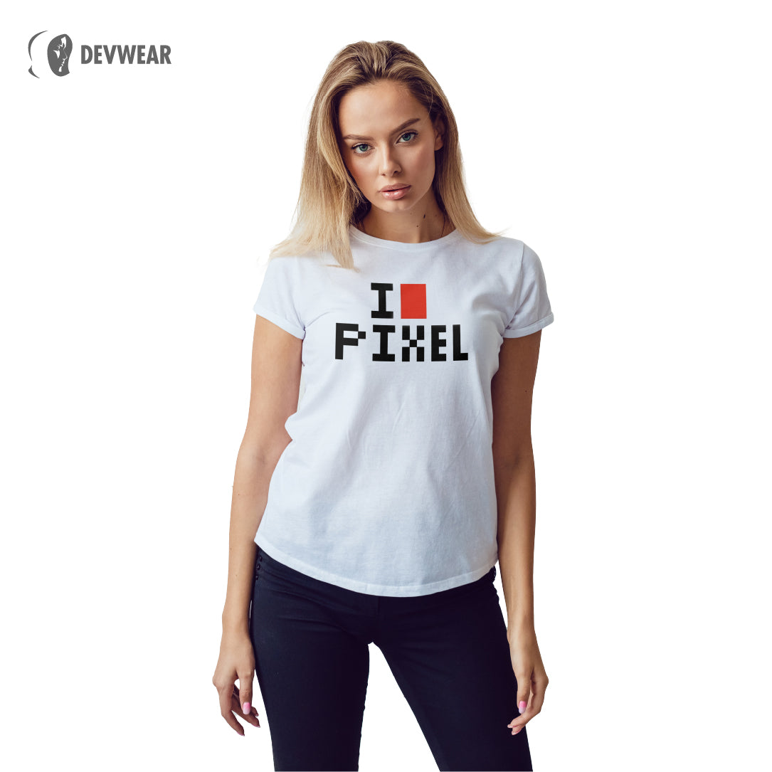 CAMISETA I LOVE PIXEL
