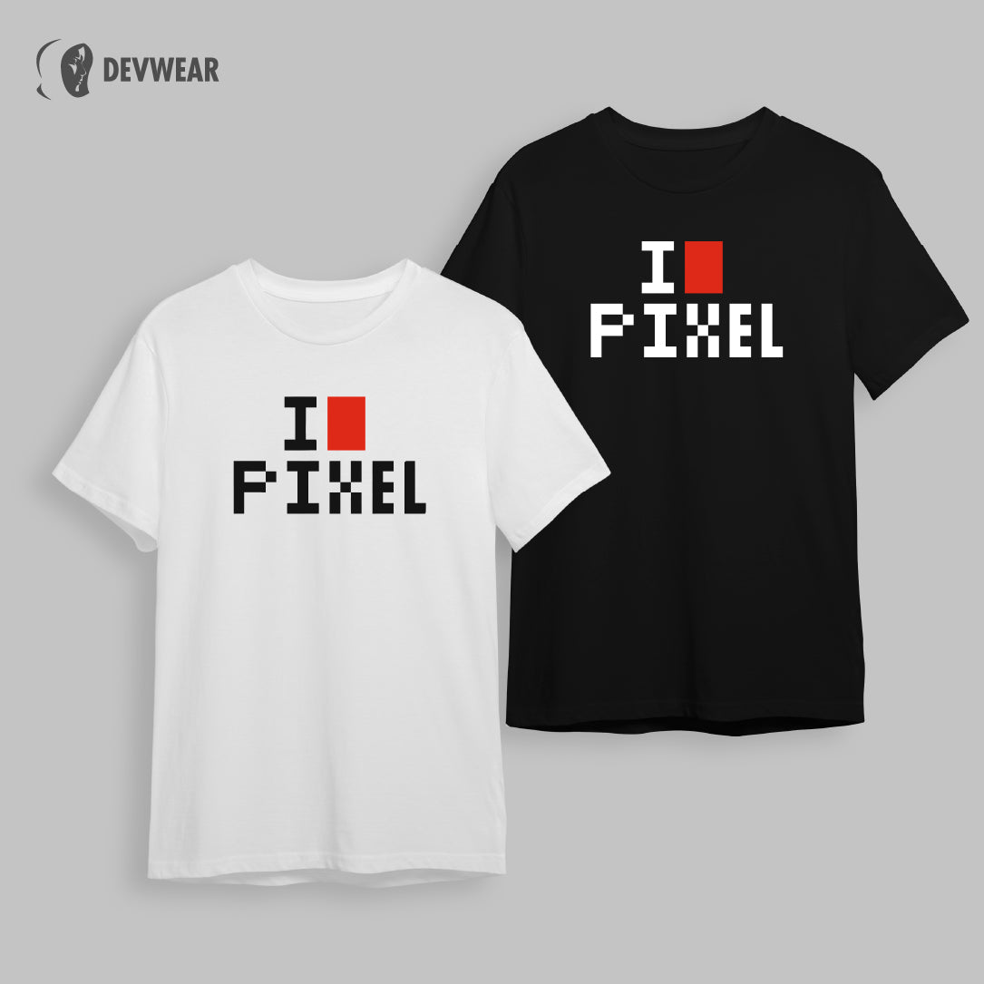 CAMISETA I LOVE PIXEL