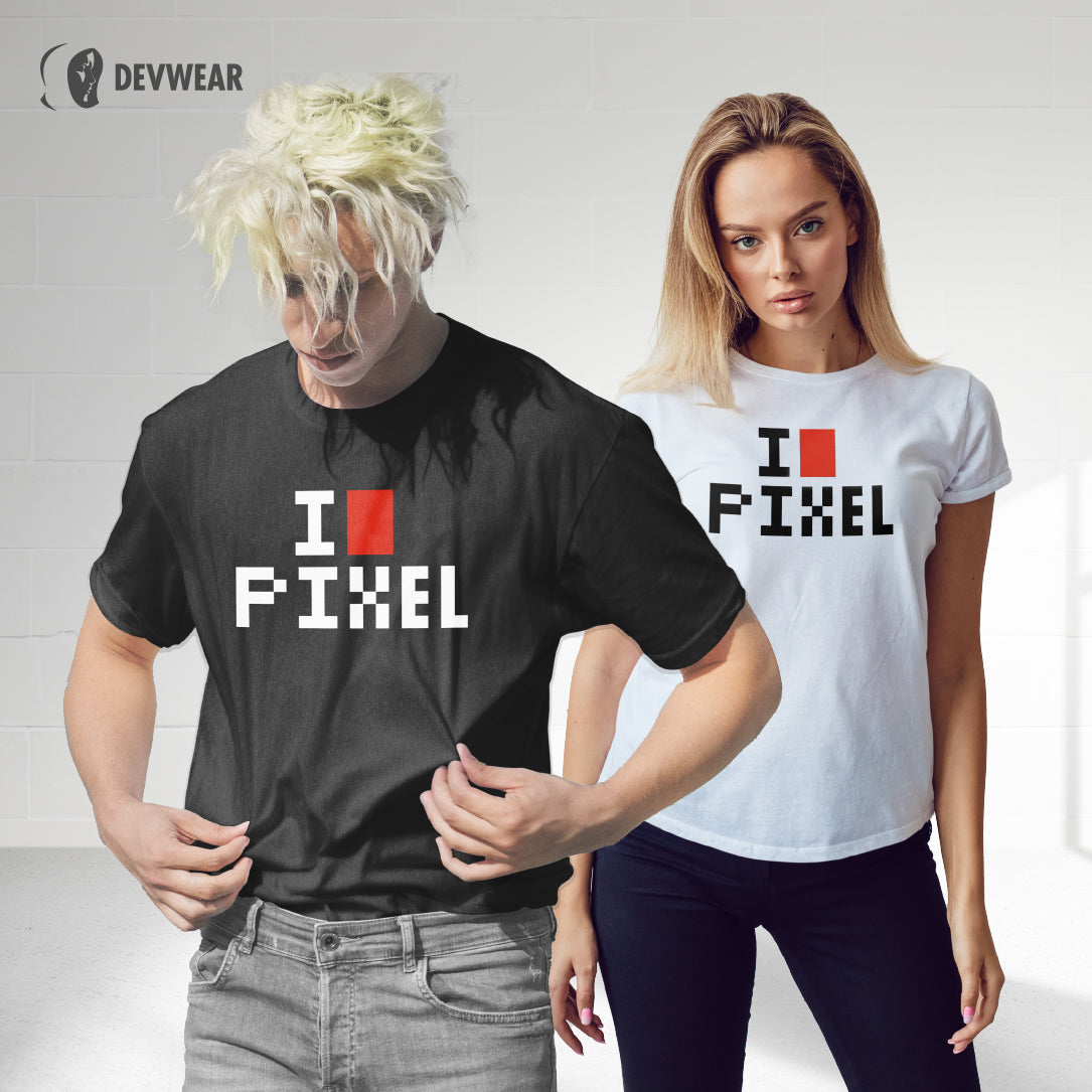 CAMISETA I LOVE PIXEL