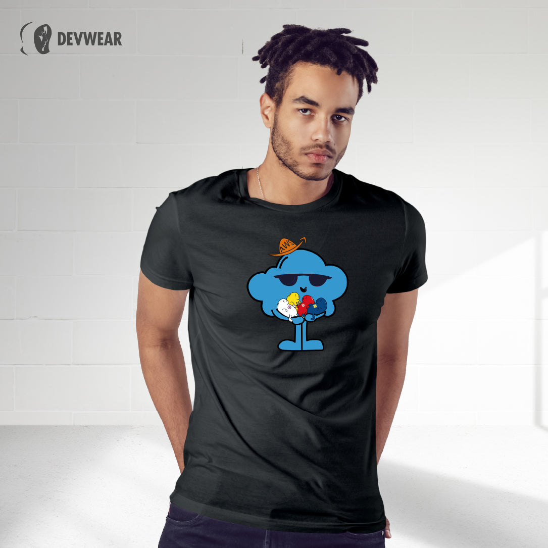 CAMISETA DEVOPS SOFTWARE ARCHITECT CLOUD AWS