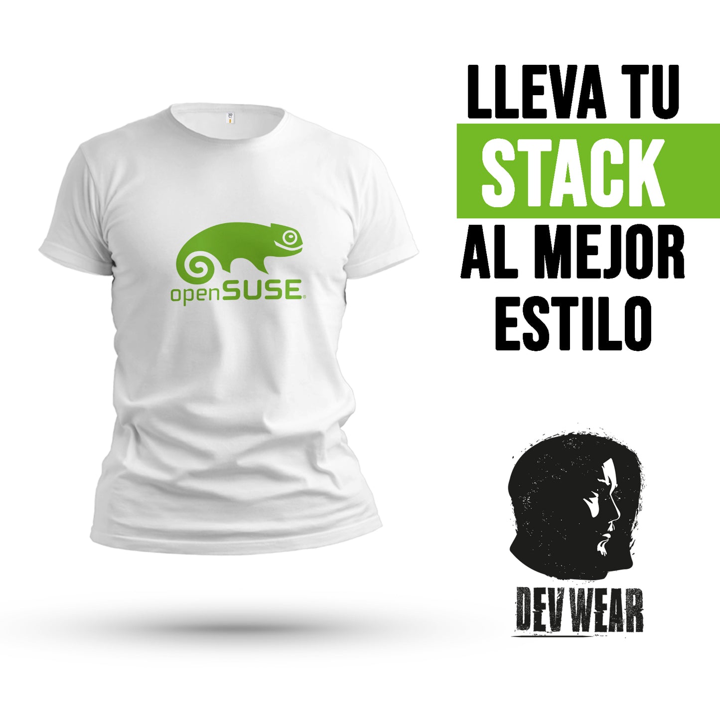 CAMISETA LOGO CENT DEVELOPER OPENSUSE