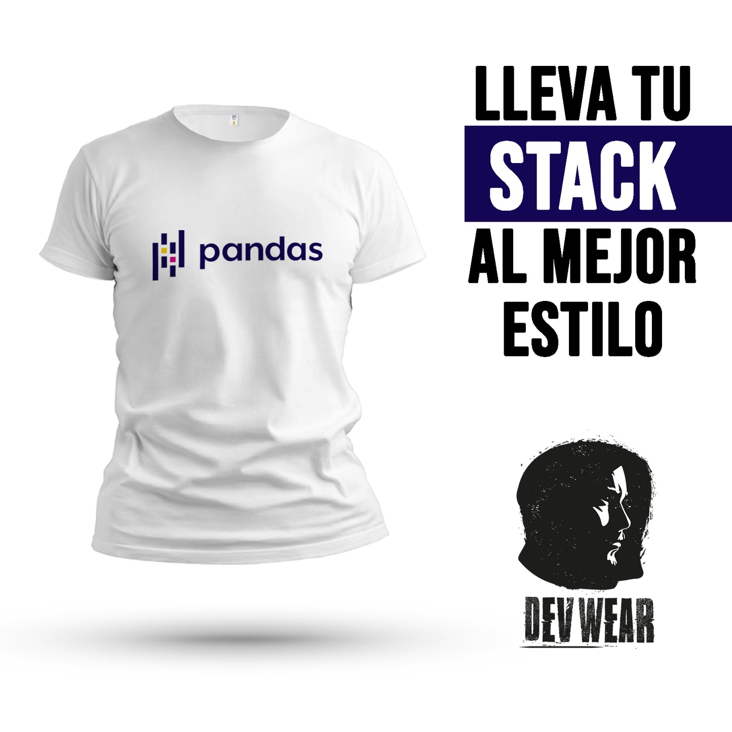 CAMISETA LOGO CENT DEVELOPER PANDAS