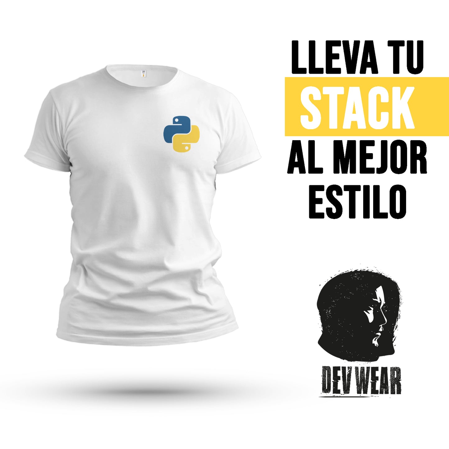 CAMISETA LOGO LAT DEVELOPER PYHTON ICON