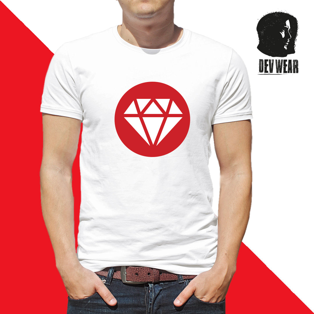 CAMISETA LOGO CENT DEVELOPER RUBY OLD