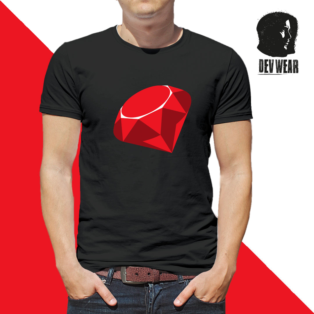 CAMISETA LOGO CENT DEVELOPER RUBY NEW