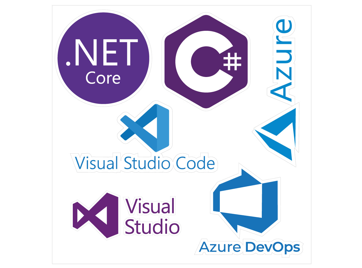 STICKERS .NET CORE FRAMEWORK | Microsoft specialist