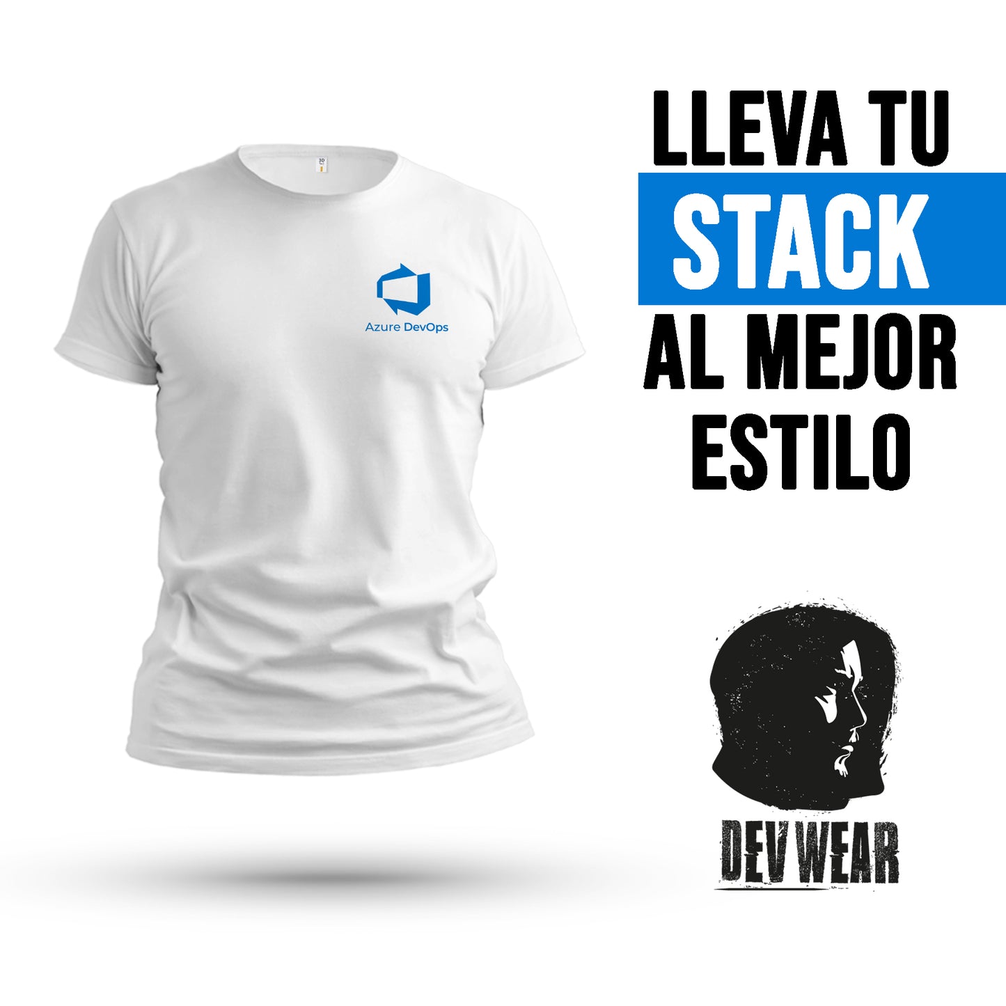 CAMISETA LOGO LAT DEVELOPER AZURE DEVOPS
