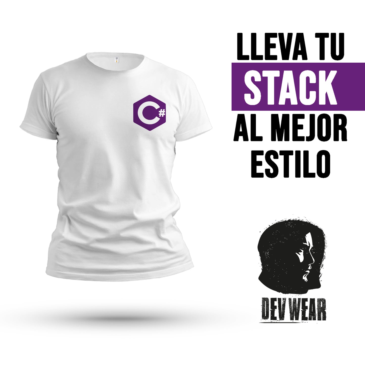 CAMISETA LOGO LAT DEVELOPER CSHARP