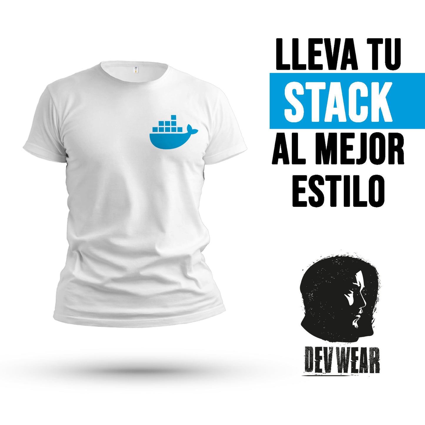 CAMISETA LOGO LAT DEVELOPER DOCKER