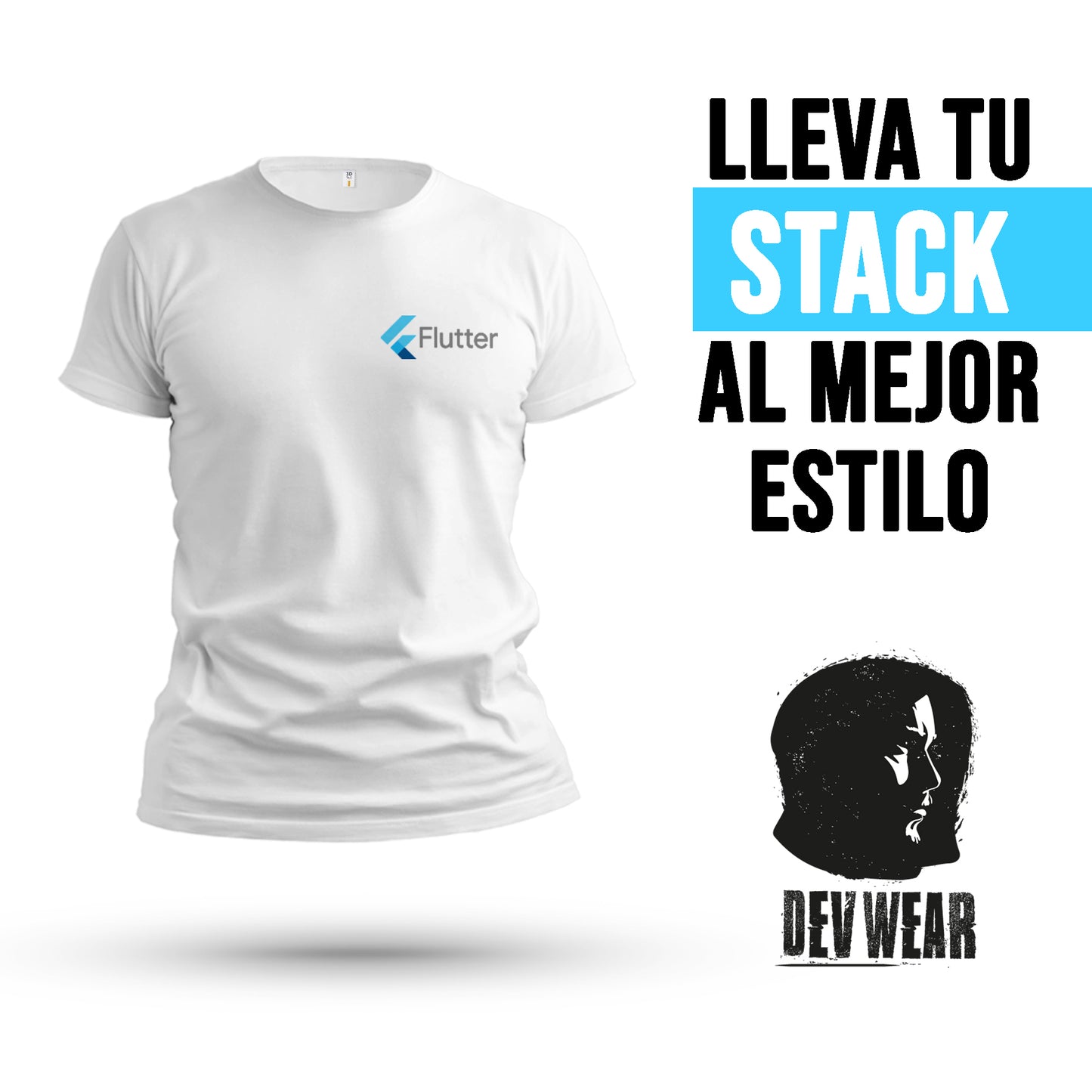 CAMISETA LOGO LAT DEVELOPER FLUTTER