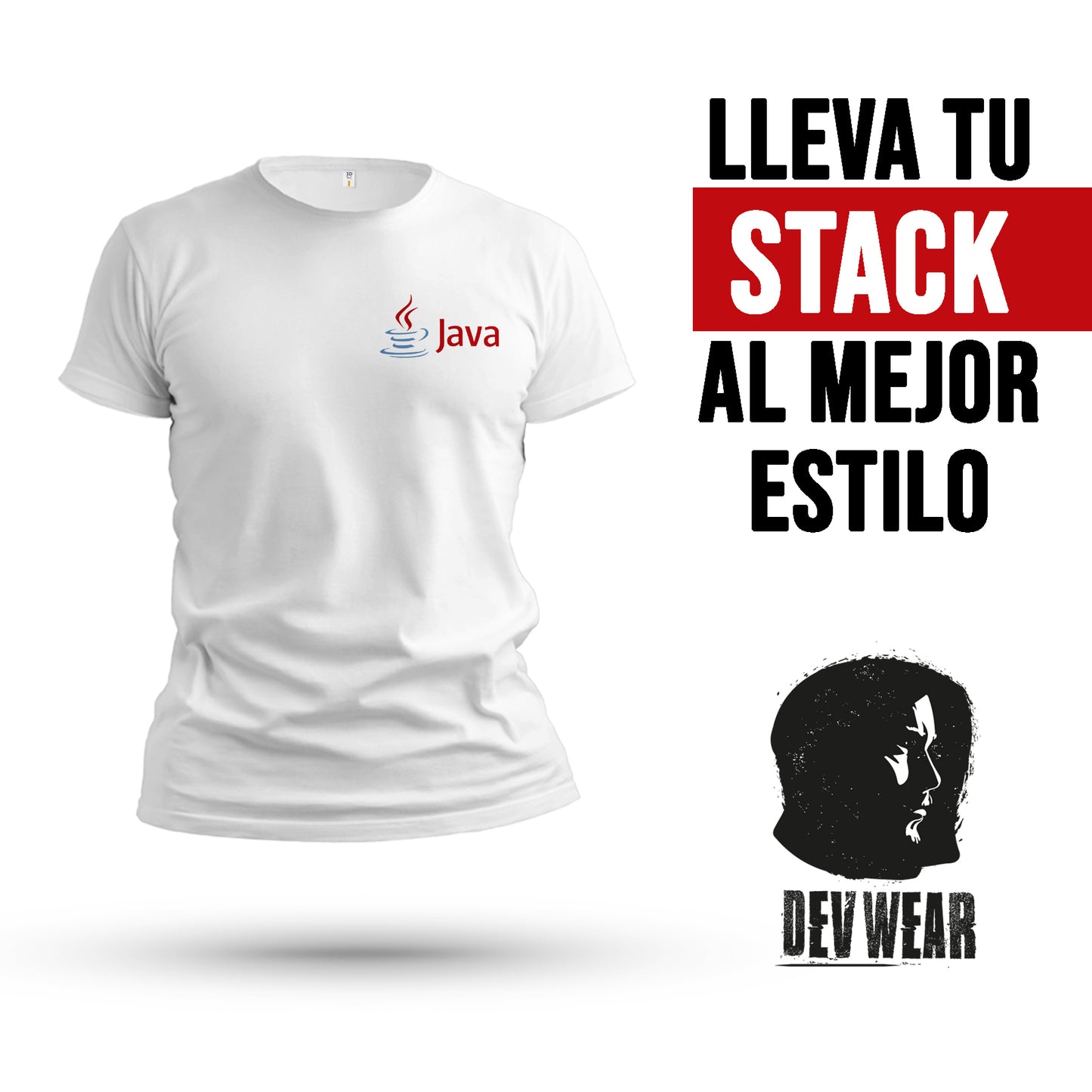 CAMISETA LOGO LAT DEVELOPER JAVA RED