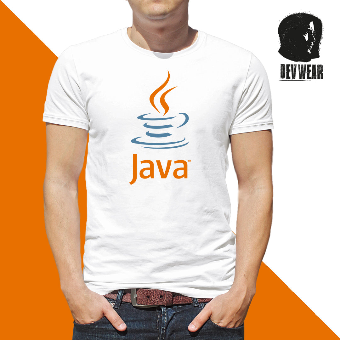 CAMISETA LOGO CENT DEVELOPER JAVA ORANGE