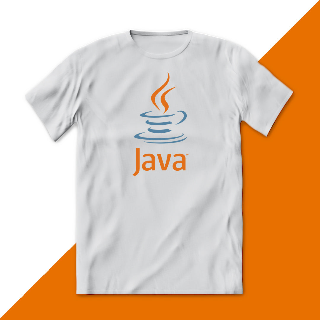 CAMISETA LOGO CENT DEVELOPER JAVA ORANGE