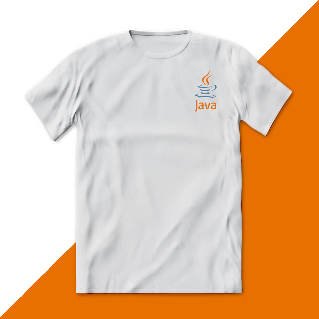 CAMISETA LOGO LAT DEVELOPER JAVA ORANGE