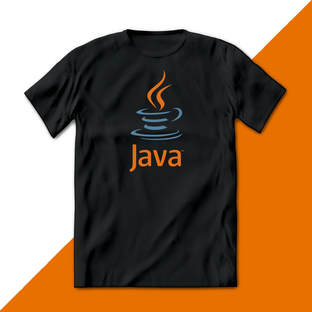 CAMISETA LOGO CENT DEVELOPER JAVA ORANGE