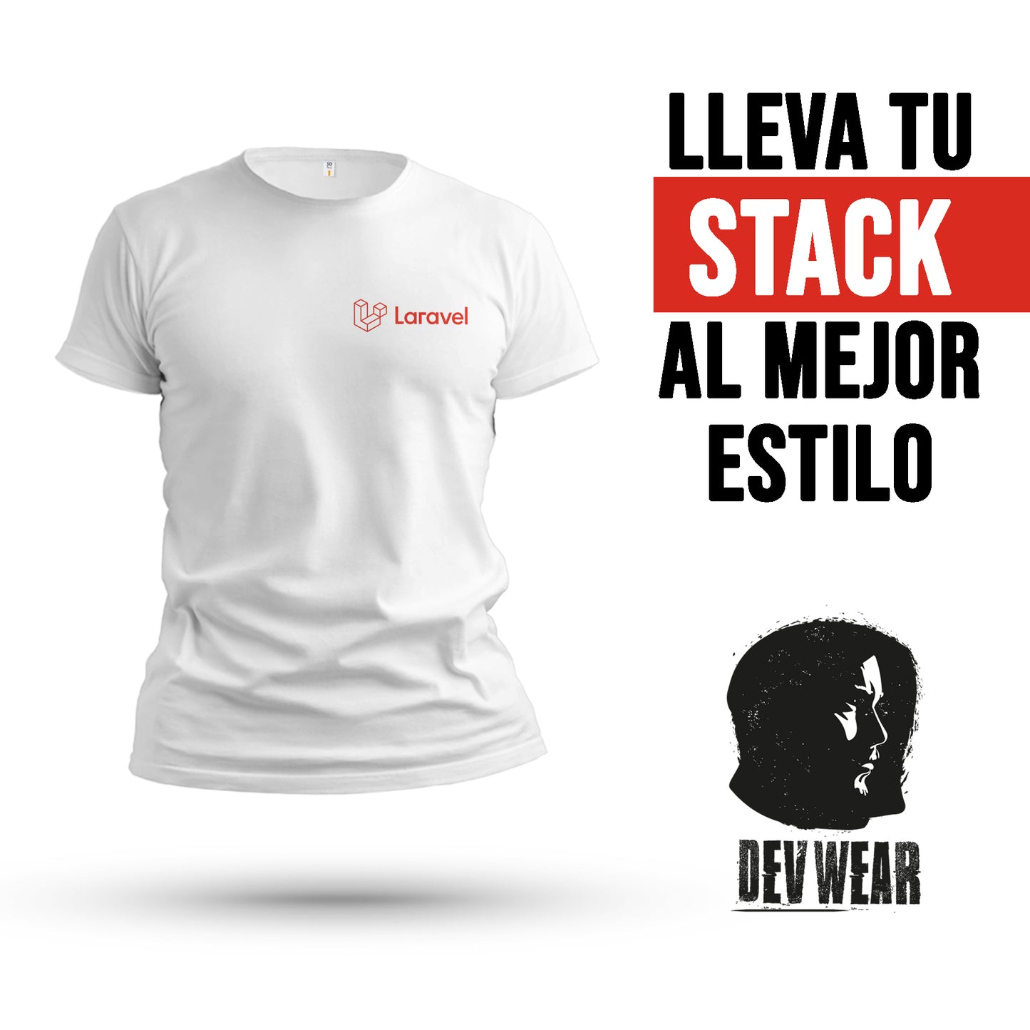 CAMISETA LOGO LAT DEVELOPER LARAVEL