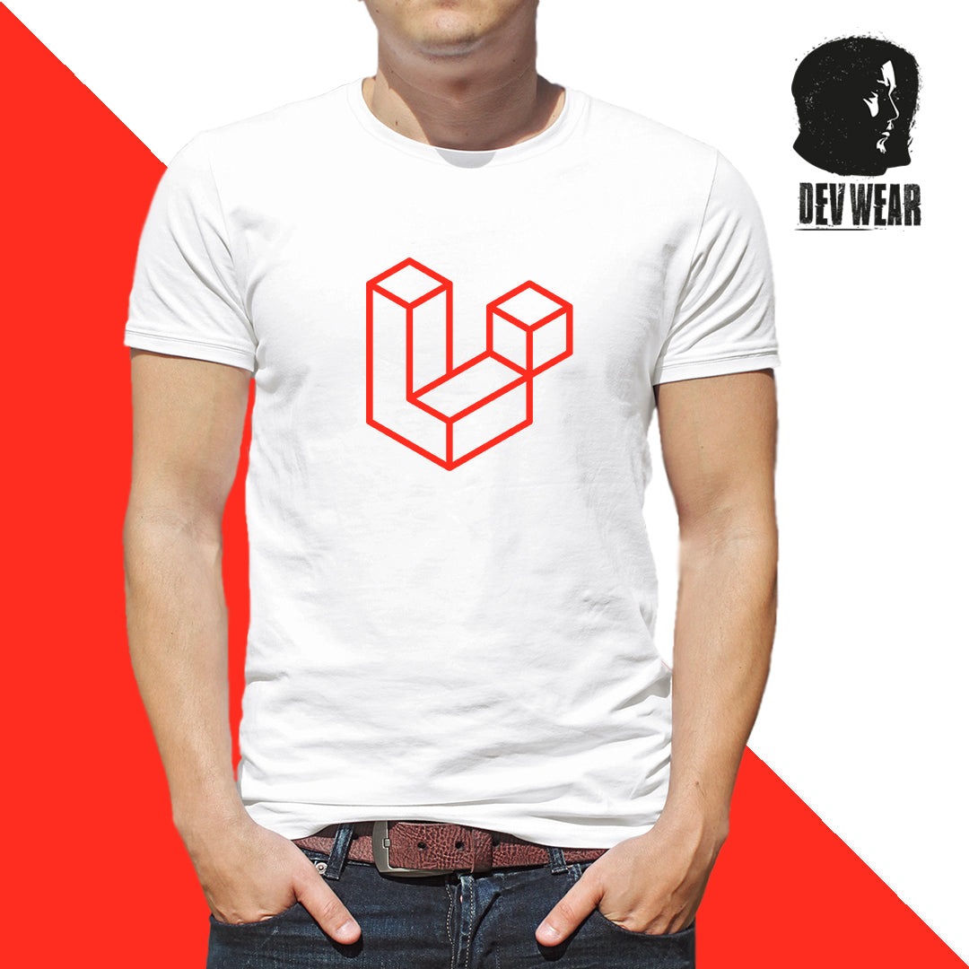 CAMISETA LOGO CENT DEVELOPER LARAVEL ICON