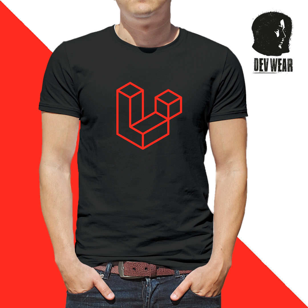 CAMISETA LOGO CENT DEVELOPER LARAVEL ICON