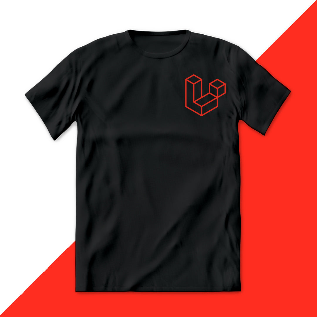 CAMISETA LOGO LAT DEVELOPER LARAVEL ICON