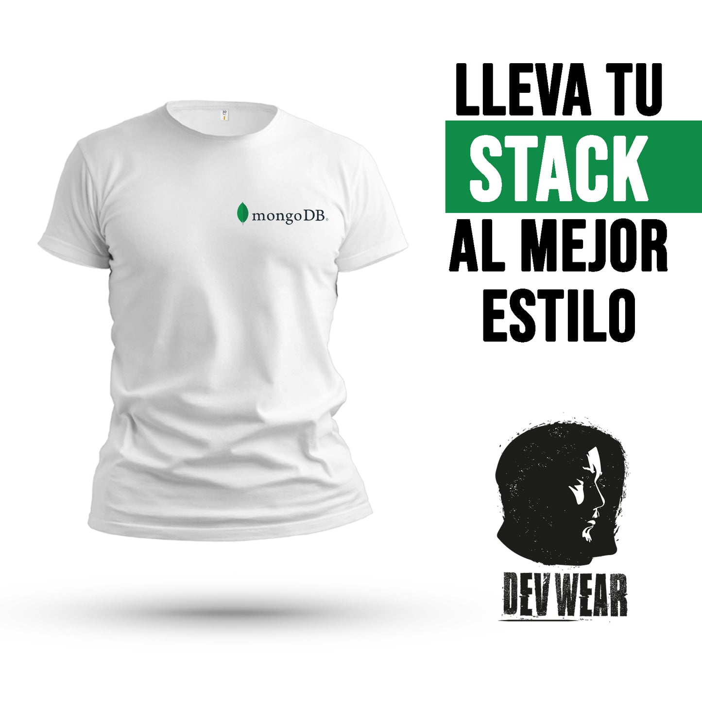 CAMISETA LOGO LAT DEVELOPER MONGO