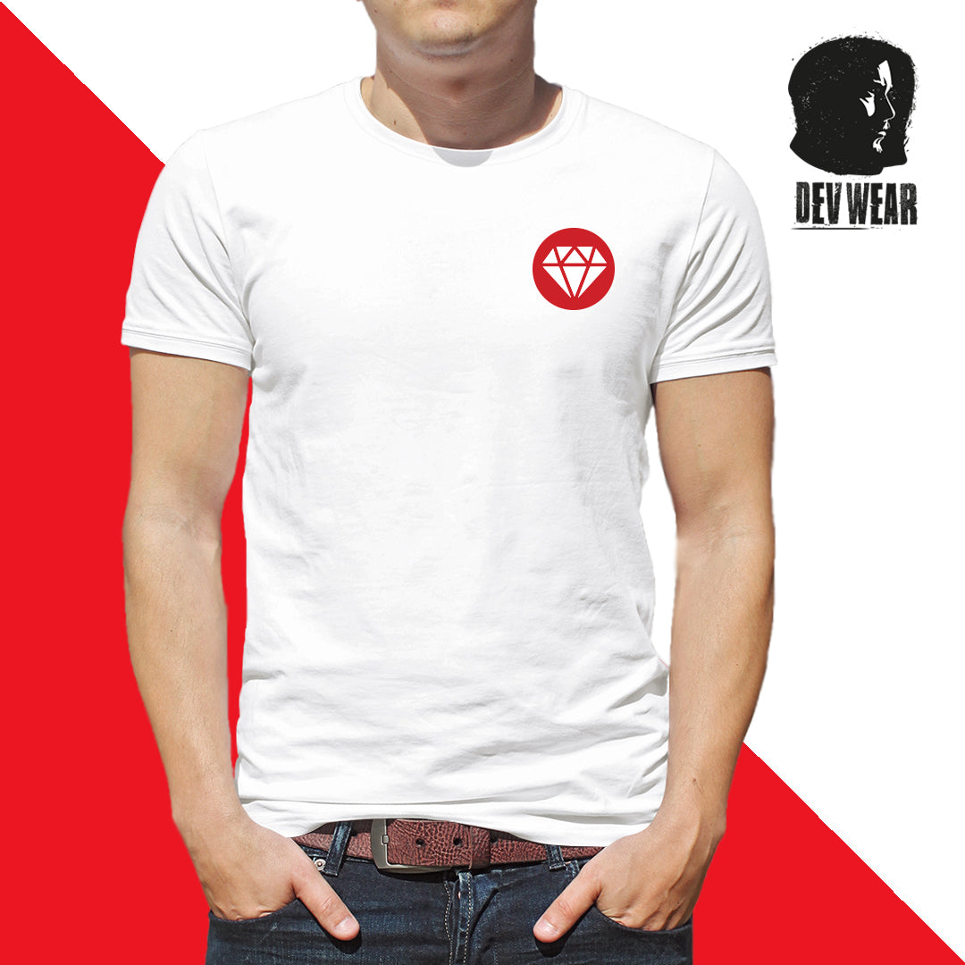 CAMISETA LOGO LAT DEVELOPER RUBY OLD