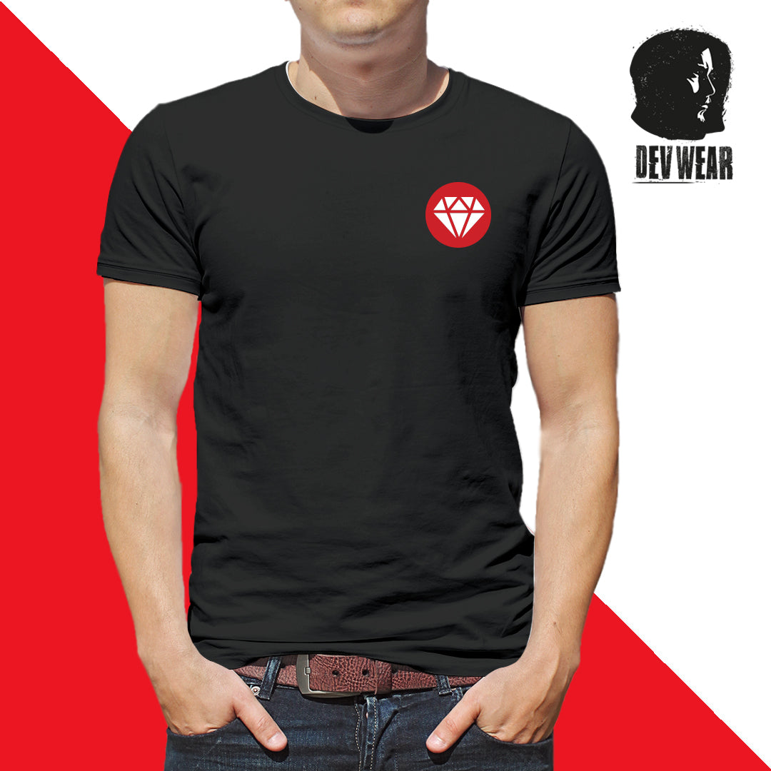 CAMISETA LOGO LAT DEVELOPER RUBY OLD