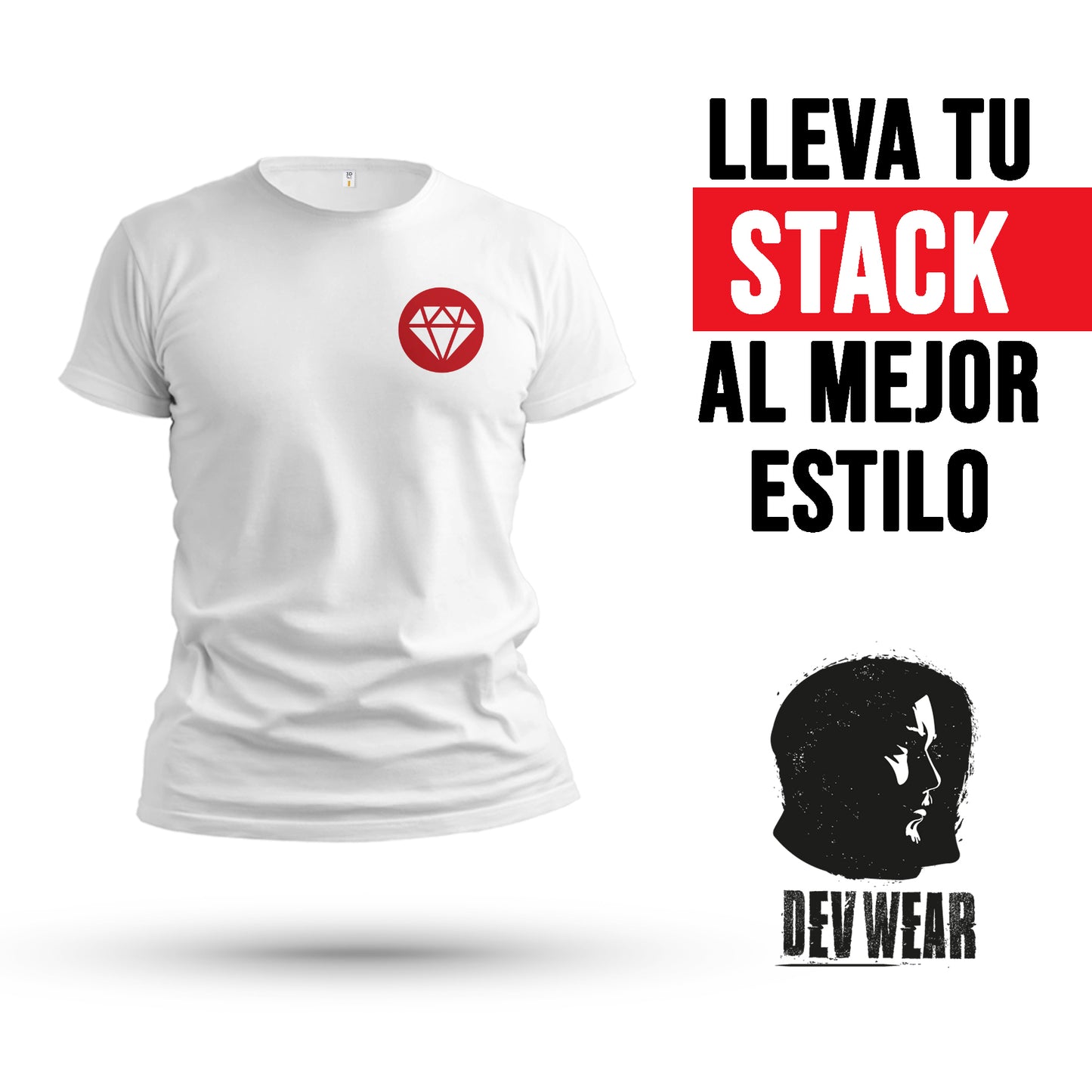CAMISETA LOGO LAT DEVELOPER RUBY OLD