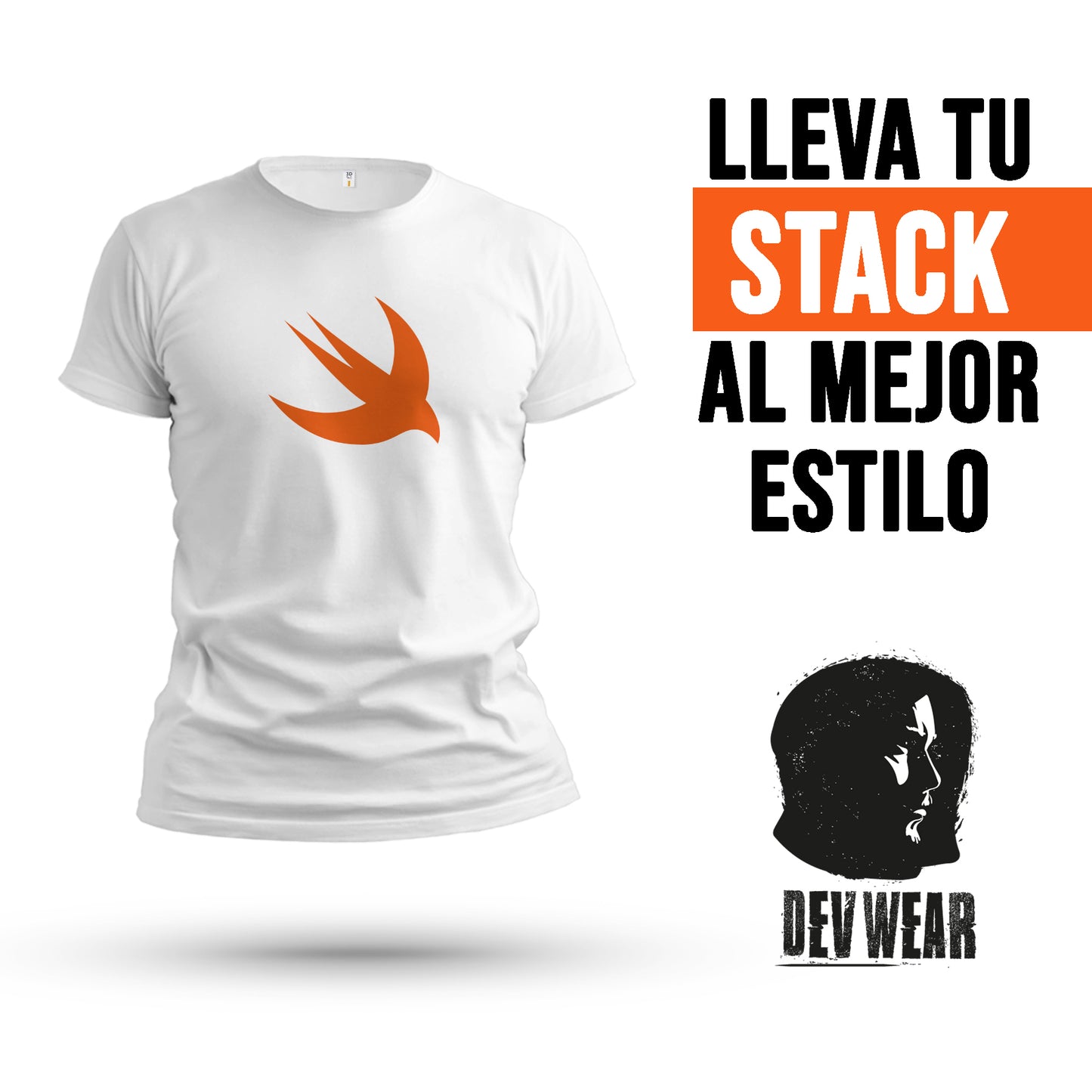 CAMISETA LOGO CENT DEVELOPER SWIFT
