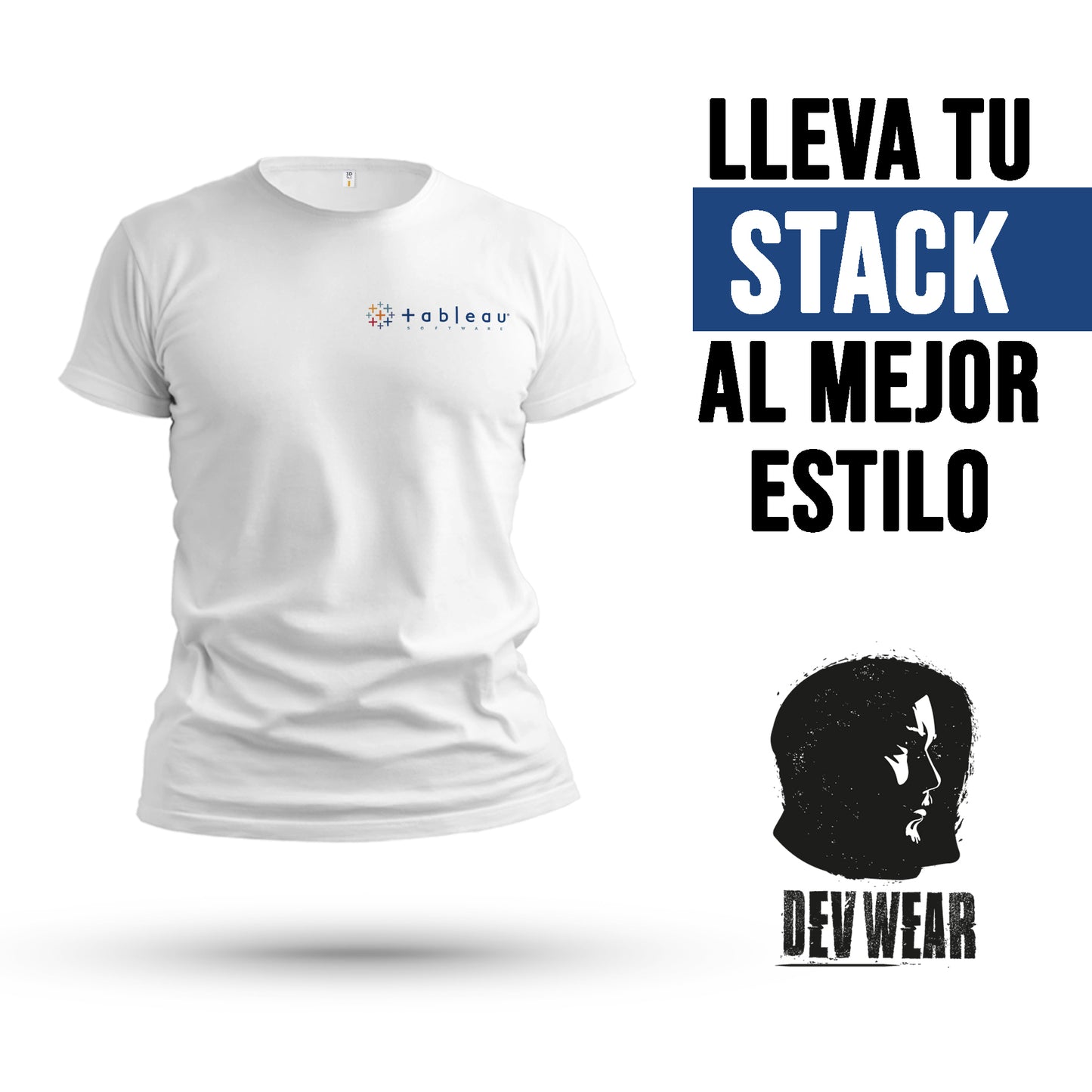 CAMISETA LOGO LAT DEVELOPER TABLEAU