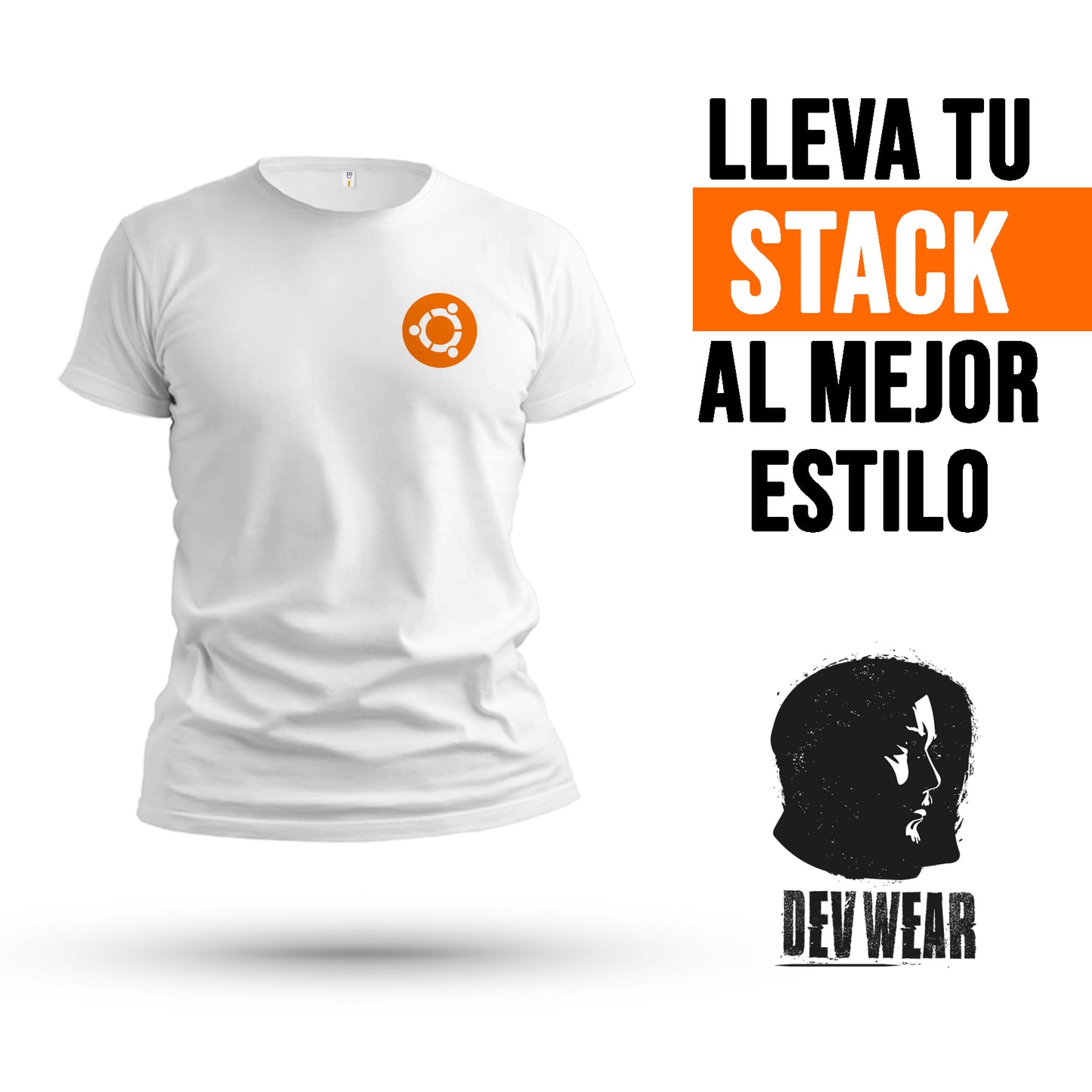 CAMISETA LOGO LAT DEVELOPER UBUNTU